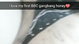 My slut wife sent me this after her first BBC gangbang! RP