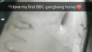 My slut wife sent me this after her first BBC gangbang! RP