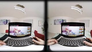 VRConk First Time With Sweet Camgirl VR Porn