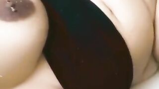 Masked up Latina Babe trying NOT to get CAUGHT has Intense Orgasm????????