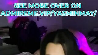 Sexy British Babe Yasmin may Swallows Cock Whole!! Admireme.vip/yasminmay/