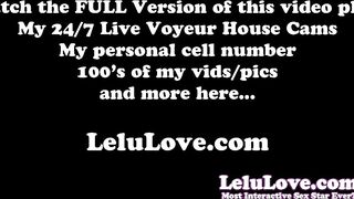 Lelu Love deepthroating blowjob then pounded missionary & doggystyle w/ hair pulled orgasm after orgasm in tripod view