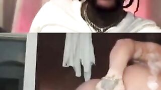 LATINA PUTS ON A SHOW WITH A DILDO ON RAPPER GOLD GAD INSTAGRAM LIVE