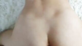 I put my dick in a small and narrow ass. Cums from anal fucking. From the first person. POV