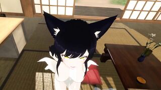 Ahri From League of Legends Gives Blowjob in Hentai VR