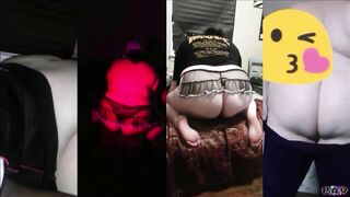 BBW Pawg Girlfriend Booty Twerk (Split Screen Compilation)