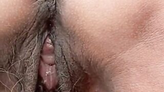 Mature New Years hairy pussy  piss pee! Granny Zilah Luz