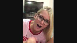 lesbian licking – best oral sex he's ever had from dirty nerd