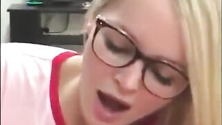 lesbian licking – best oral sex he's ever had from dirty nerd