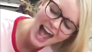 lesbian licking – best oral sex he's ever had from dirty nerd