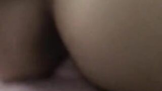 Asian escort taking white dick from behind