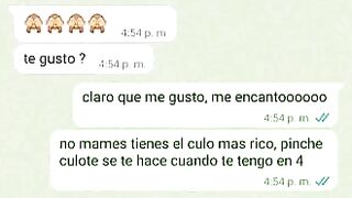 Mensajes de Whatsapp engaño a mi Novia en una Fiesta