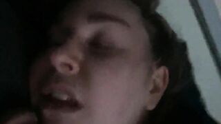 White girl sloppy head, gagging blowjob. Sexy