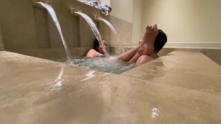 Goddess Kiffa - Sexy wet foot worship in Spa Jacuzzi EP 2 - FOOT WORSHIP - AMATEUR