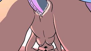 Original Hentai Cartoon 2D handdrawn SEX alien FUta