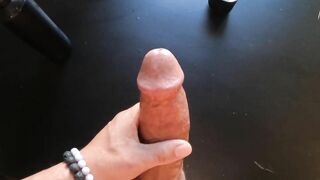 OMG! LUBED Big Dick huge cumshot quickie