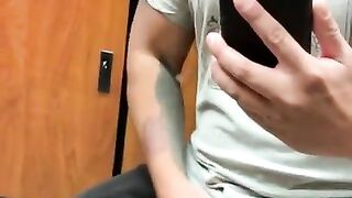 Locker Room Cumshot