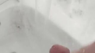 Shower masturbation. Jerk off till cum