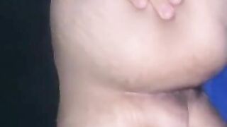 Teen Latina orgasm while riding dick