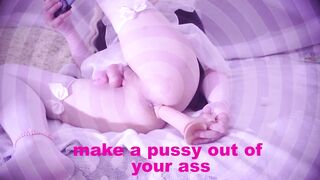 Sissification feminization sissy training - the birth of pussy (english voice)