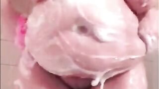 Soapy BBW showers