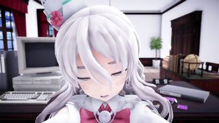 I had Paula serve me in the office POV - Sex MMD