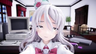 I had Paula serve me in the office POV - Sex MMD