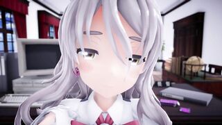 I had Paula serve me in the office POV - Sex MMD