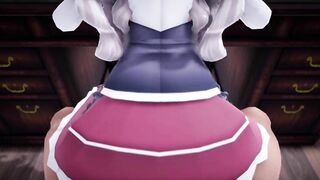 I had Paula serve me in the office POV - Sex MMD