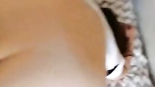 POV: My big ass girlfriend loves it from behind