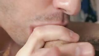 Deepthroat for well hung stud