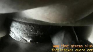 Thot in Texas - Backseat Big Booty & Pussy Creampie