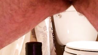 Jacking off my shaved cock