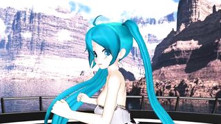 【MMD】No Life Queen [HC type Miku dress]【R-18】