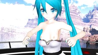 【MMD】No Life Queen [HC type Miku dress]【R-18】