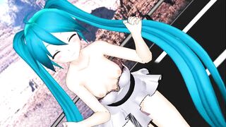 【MMD】No Life Queen [HC type Miku dress]【R-18】