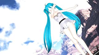 【MMD】No Life Queen [HC type Miku dress]【R-18】