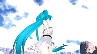 【MMD】No Life Queen [HC type Miku dress]【R-18】