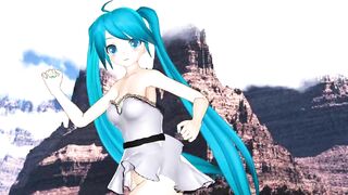 【MMD】No Life Queen [HC type Miku dress]【R-18】