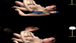 360 VR Sakura and Hinata's Futa Sandwich