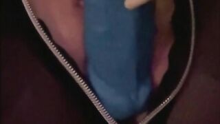 POV Dildo Wet Destroying Sloppy Pierced Pussy - Real Amateur Hot Girl Close Up Masturbation and Home