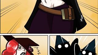 Witches breast expansion - hentai comic