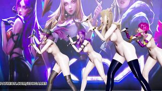 [MMD] Twice - More & More Nude Kpop Dance KDA Ahri Akali Kaisa Evelynn