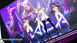 [MMD] Twice - More & More Nude Kpop Dance KDA Ahri Akali Kaisa Evelynn