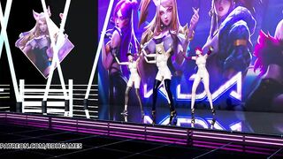 [MMD] Twice - More & More Nude Kpop Dance KDA Ahri Akali Kaisa Evelynn