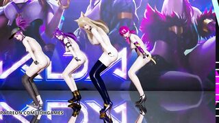 [MMD] Twice - More & More Nude Kpop Dance KDA Ahri Akali Kaisa Evelynn