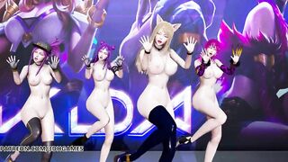 [MMD] Twice - More & More Nude Kpop Dance KDA Ahri Akali Kaisa Evelynn