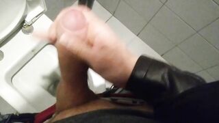 STEP SISTER CAUGHT MASTURBATING BIG COCK IN PUBLIC TOILET PART 3