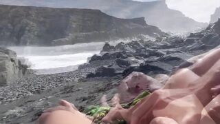 Fucking on the beach!