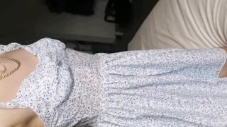 Crossdresser hit the Vintage Vibe and gets Horny while filming his outfit